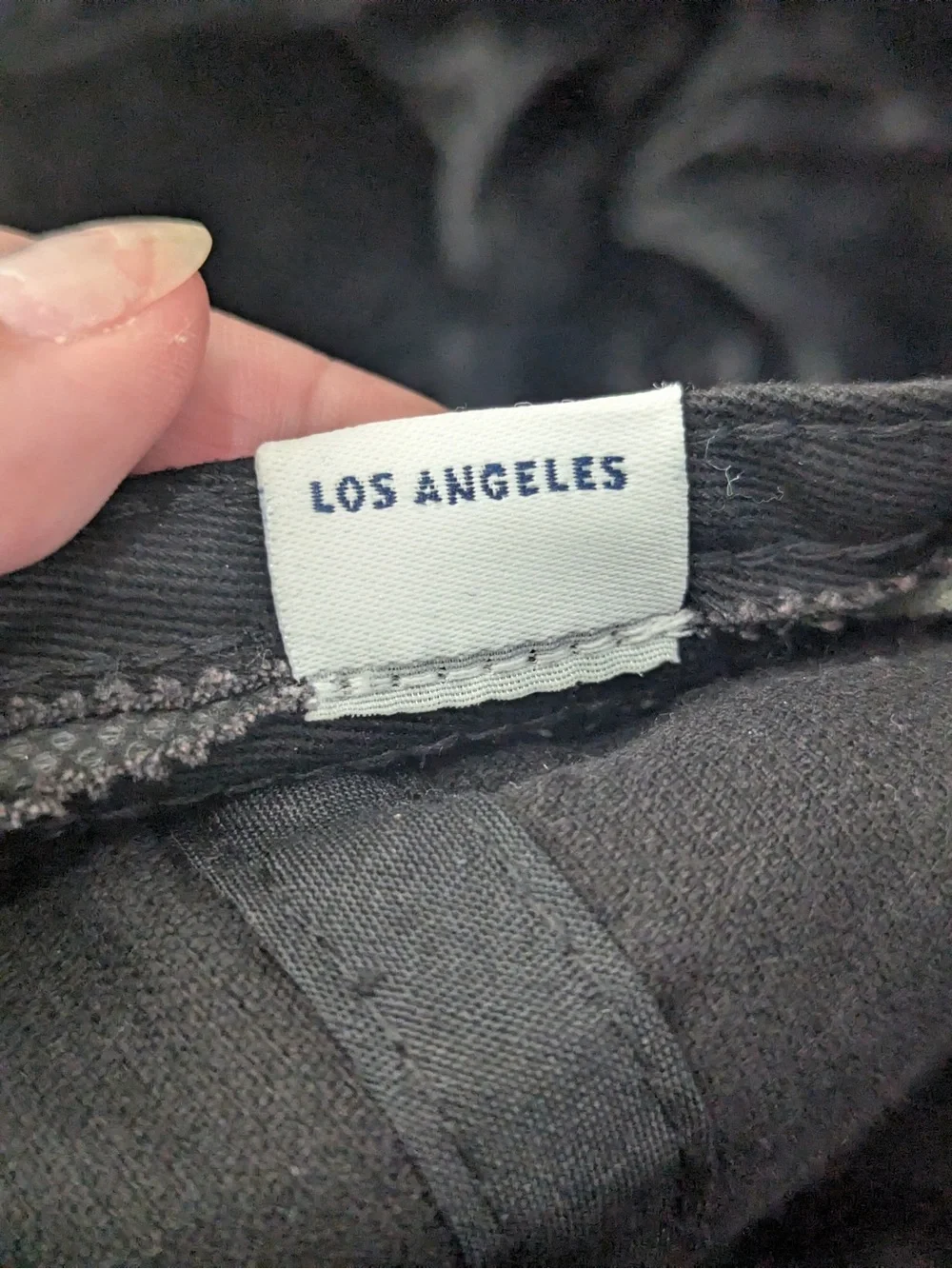 Clare V OUI Baseball Hat in Black Corduroy